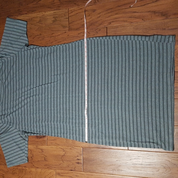 LuLaRoe Light Gray and Dark Gray Striped Dress 3XL - Picture 10 of 11